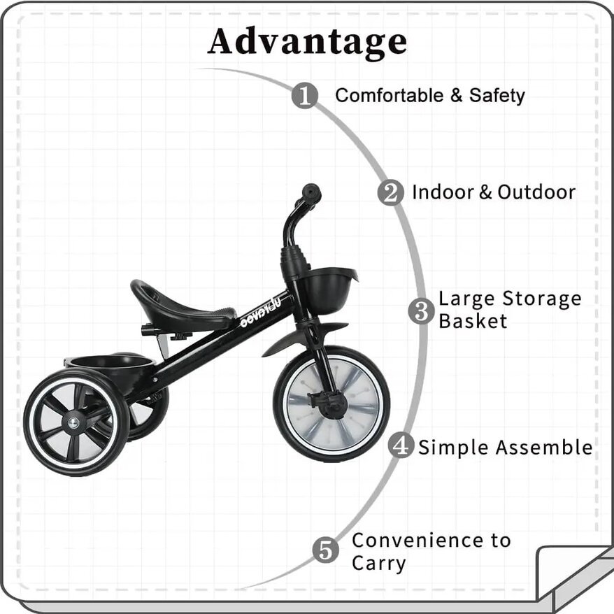 Ubravoo tricycle best sale